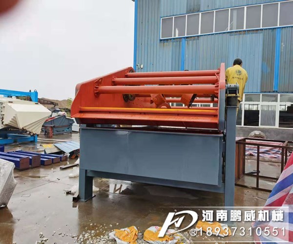振动脱水筛不出料两边摆动大是不是电机频率不一样?